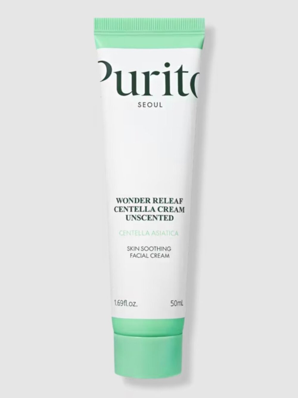 NIB Purito Seoul Wonder Releaf Centella Face Cream Unscented Soothing 1.7 fl.oz